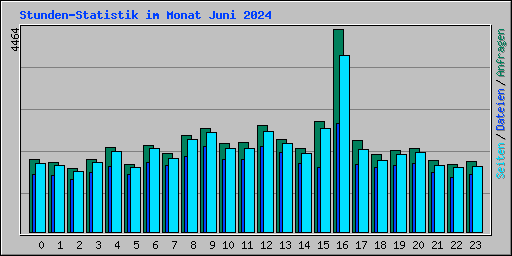 Stunden-Statistik im Monat Juni 2024